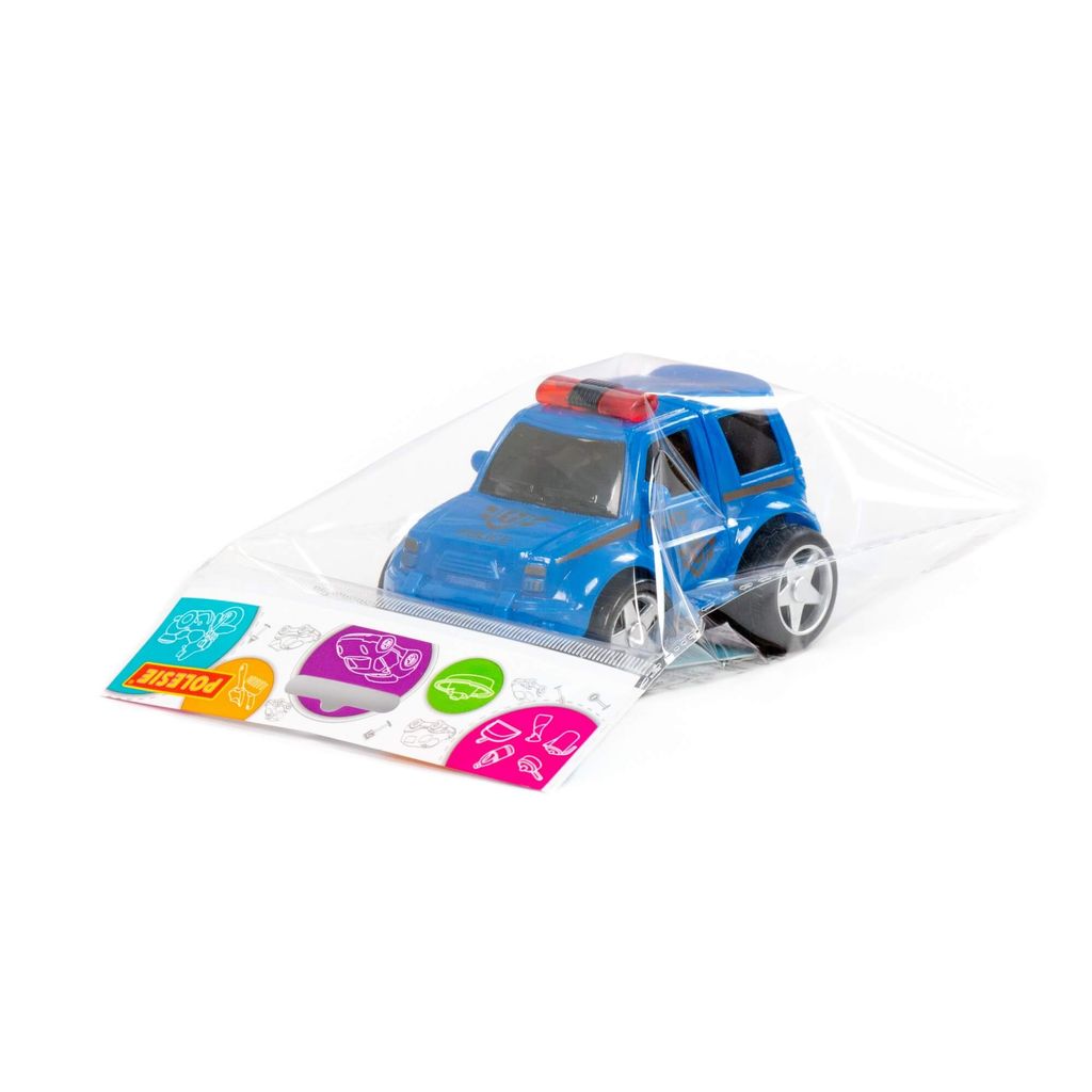 Крутой Вираж, автомобиль-полиция инерционный (в пакете) - Полесье фото 5