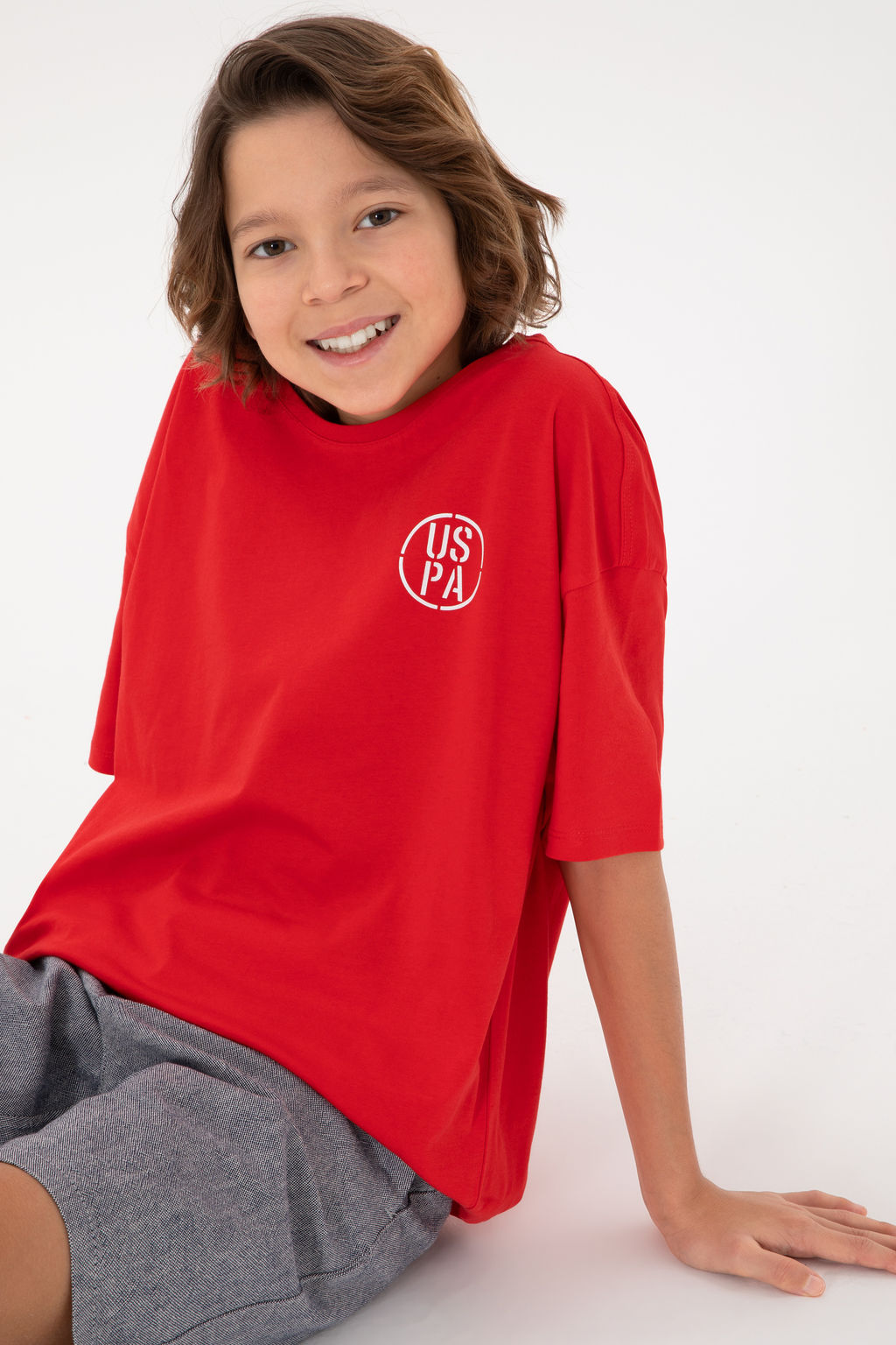 Мальчик красный Неожиданная скидка в корзине - U.s. polo assn фото 4