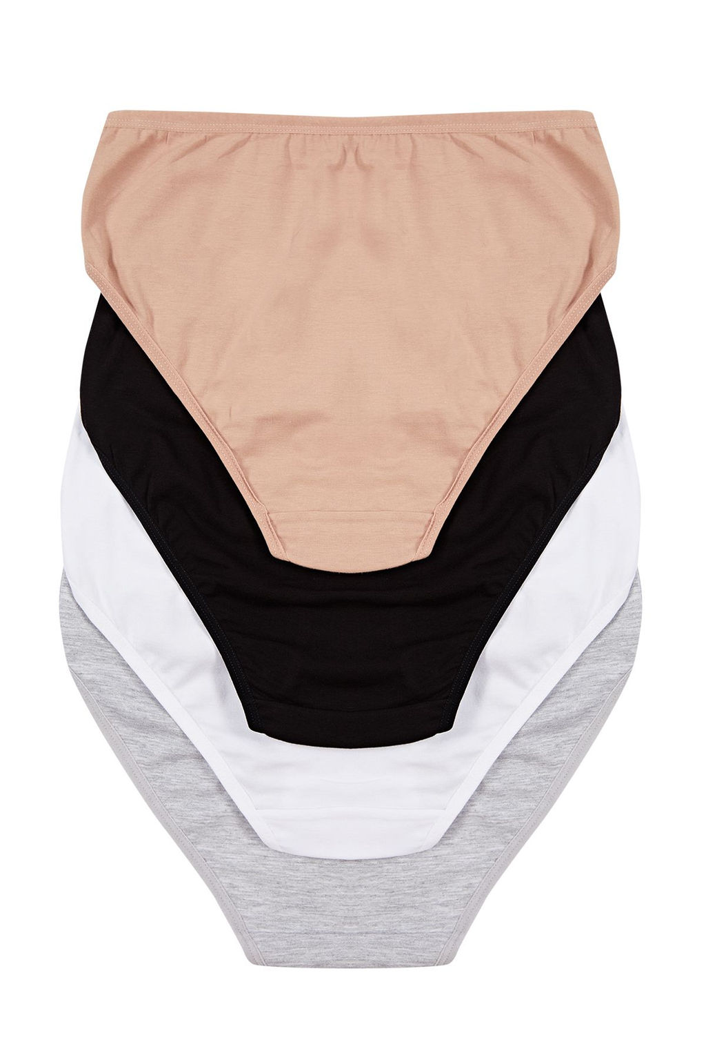 Trendyolmilla Siyah-Cok Renkli 4lu Paket Pamuklu Kurdele/Fiyonk Detayl? Hipster Orme Kulot THMSS24KU00040  фото 8