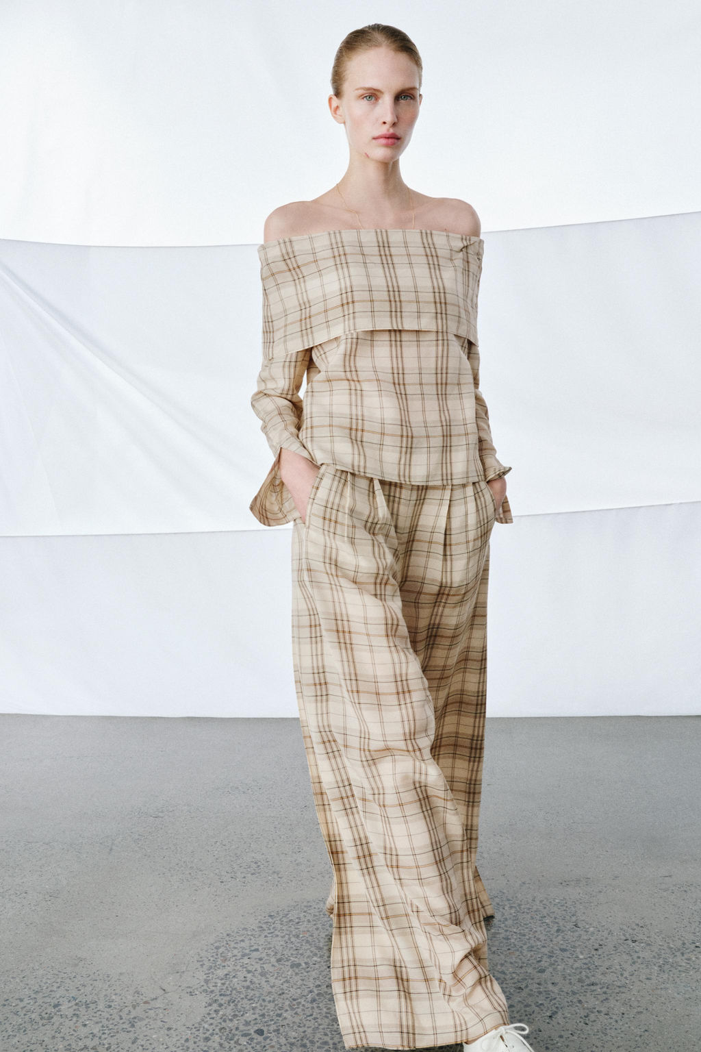 CHECK TROUSERS ZW COLLECTION - Zara фото 10