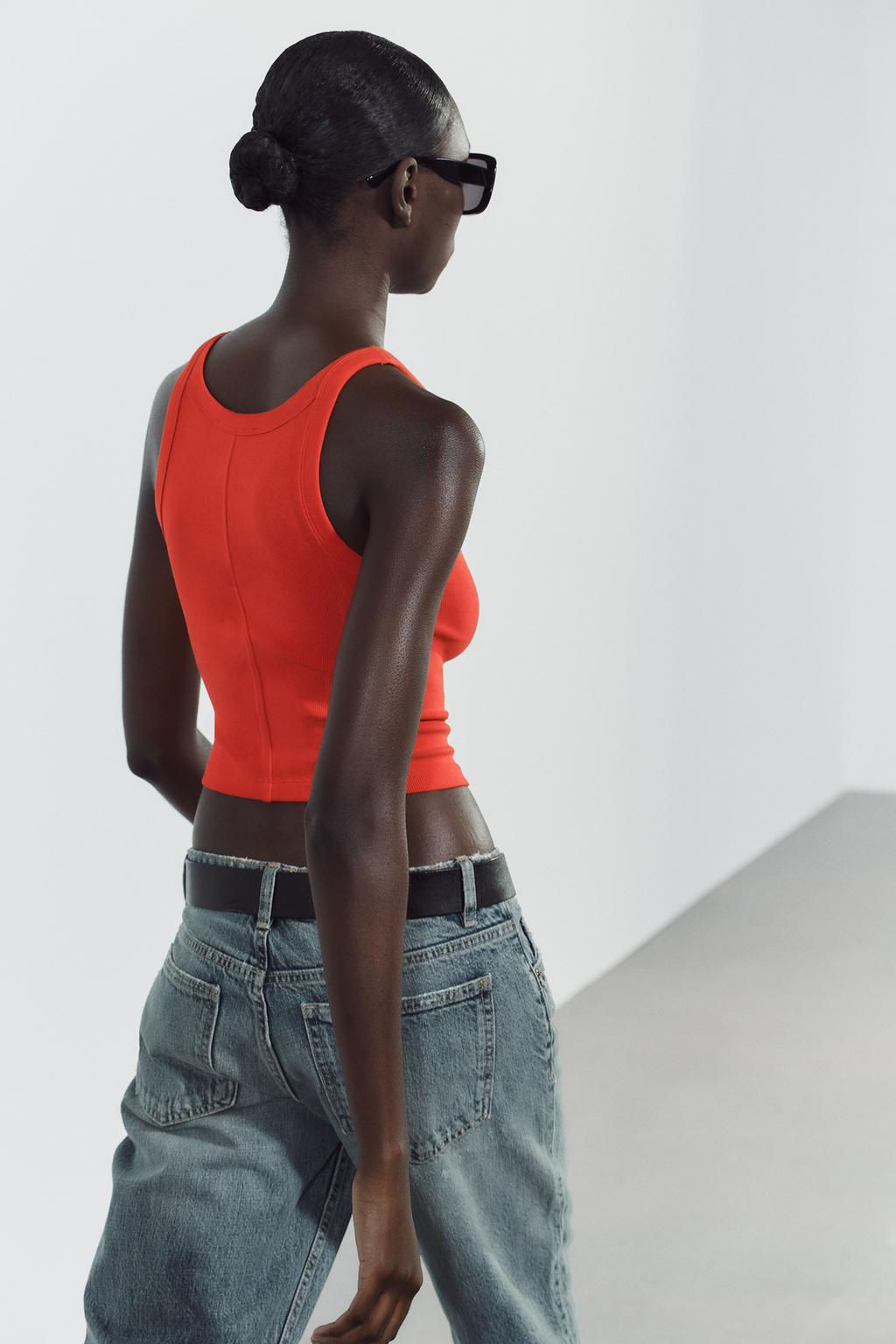 RIBBED CROP TOP - Zara фото 26