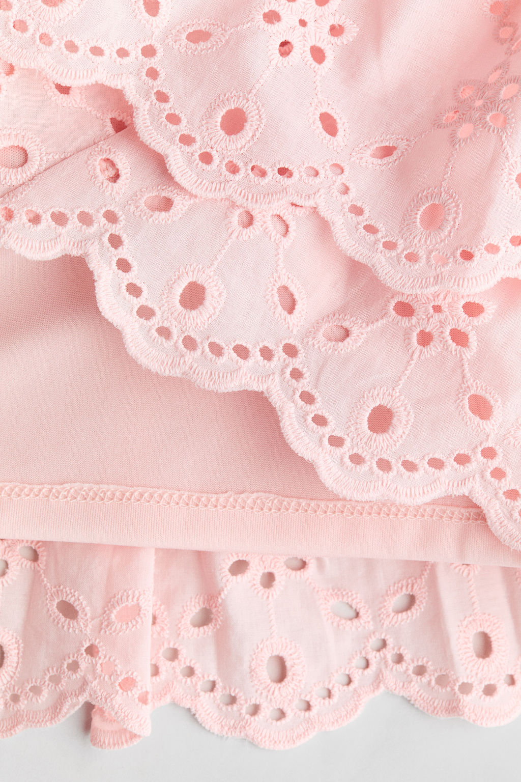 Falda de algod?n con bordado ingl?s - H&m фото 5