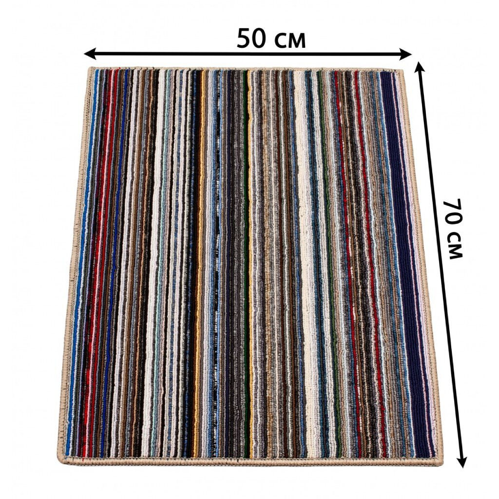 Коврик 50*70 см ComeForte Мультиколор универсальный интерьерный - Полимербыт фото 3