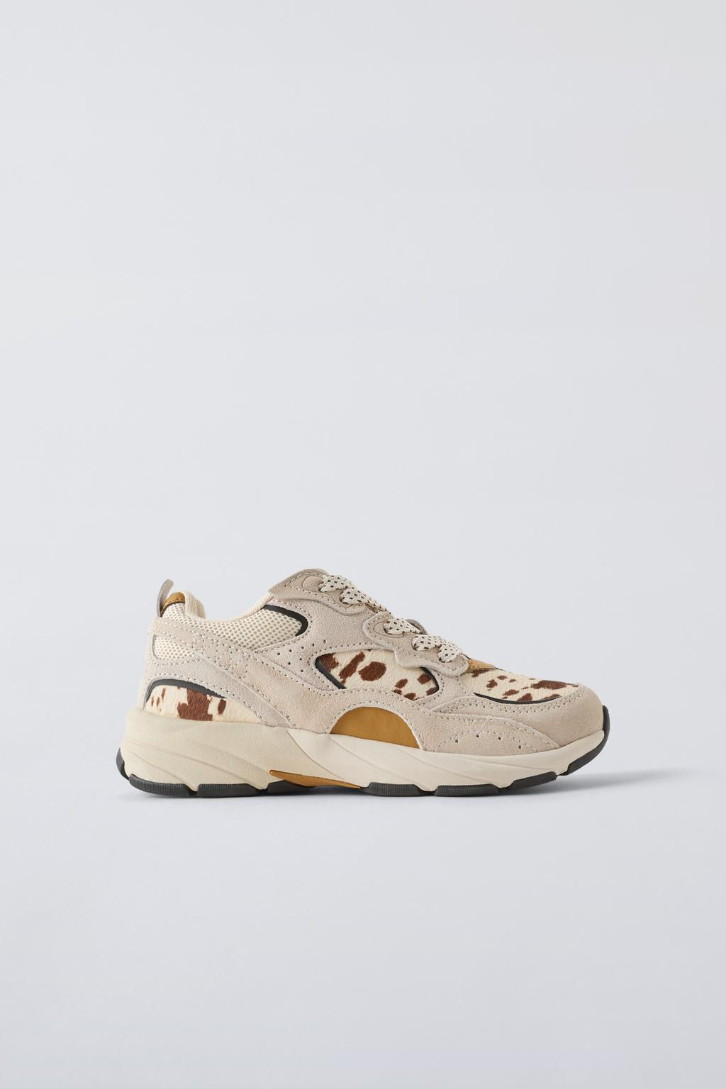 COW LEATHER SNEAKERS