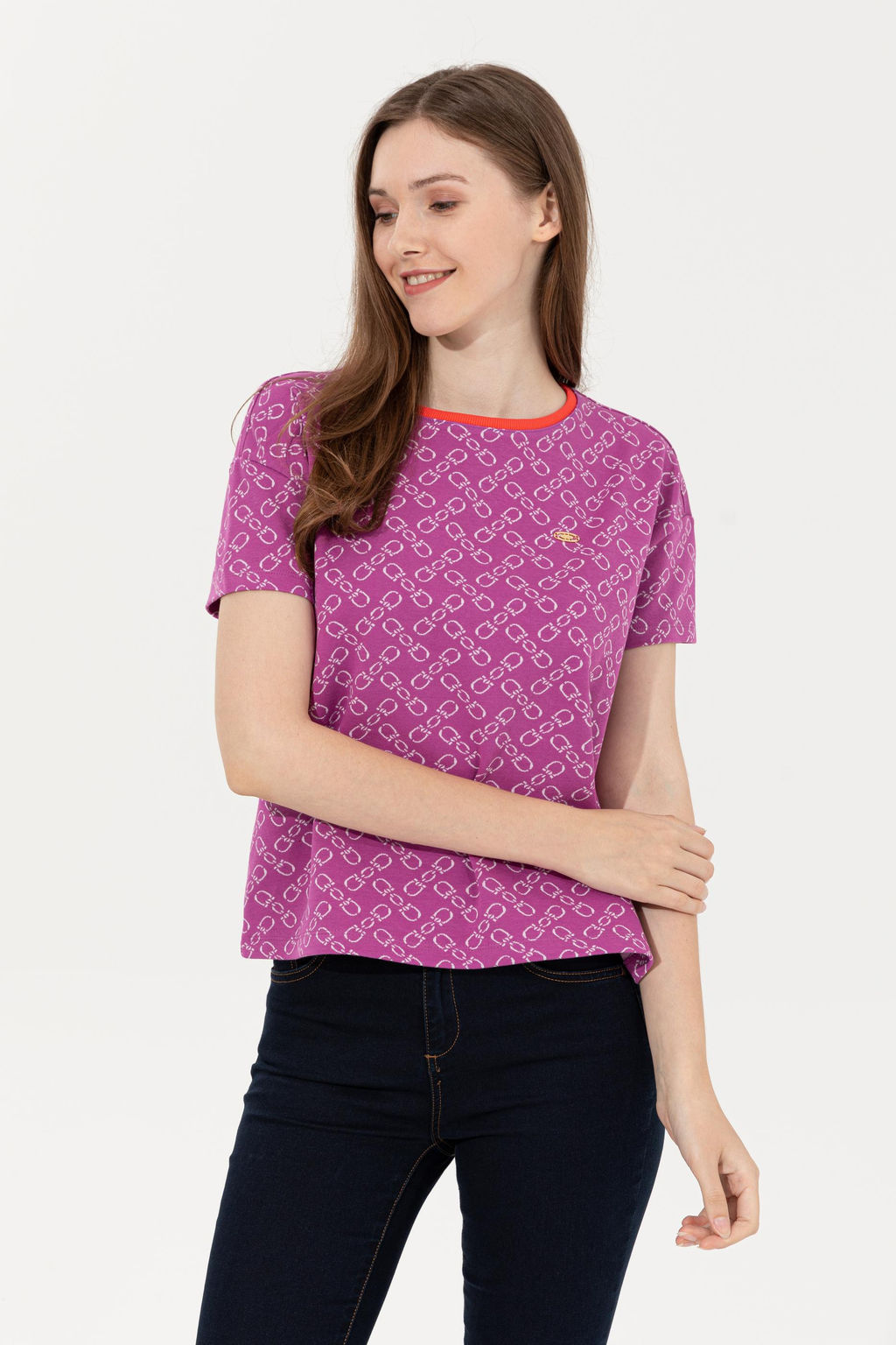 Kad_n Menek_e Bisiklet Yaka Ti__rt