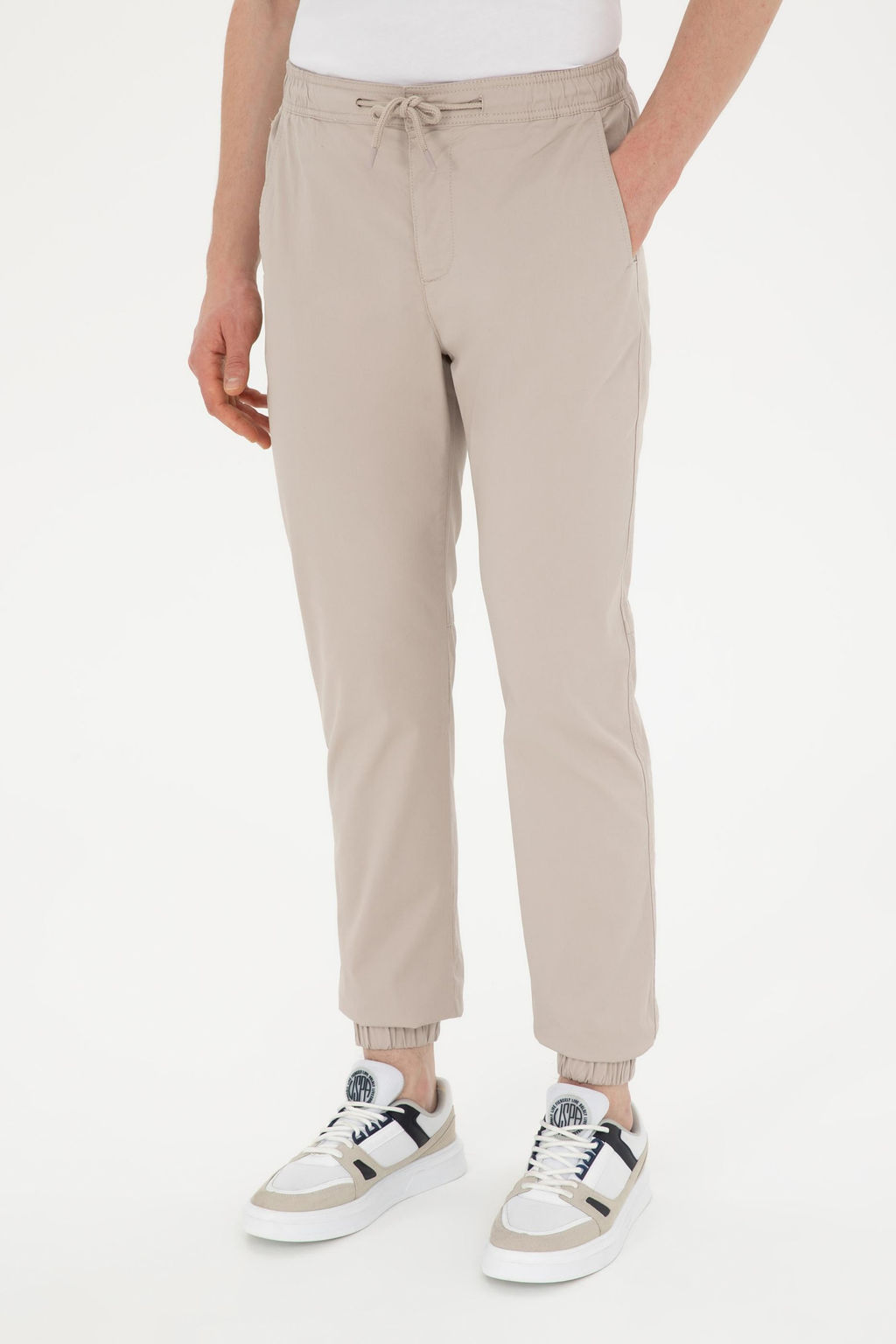 Erkek Jogger Fit Ta_ Kanvas Pantolon