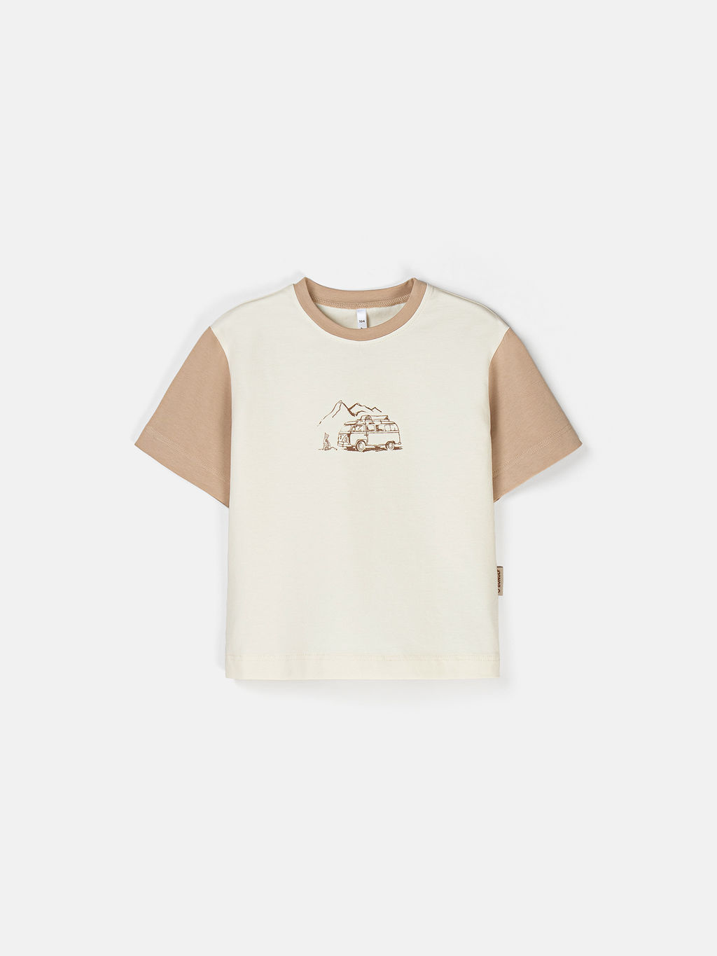 Футболка оверсайз Дом на колесах с принтом - Bungly фото 2