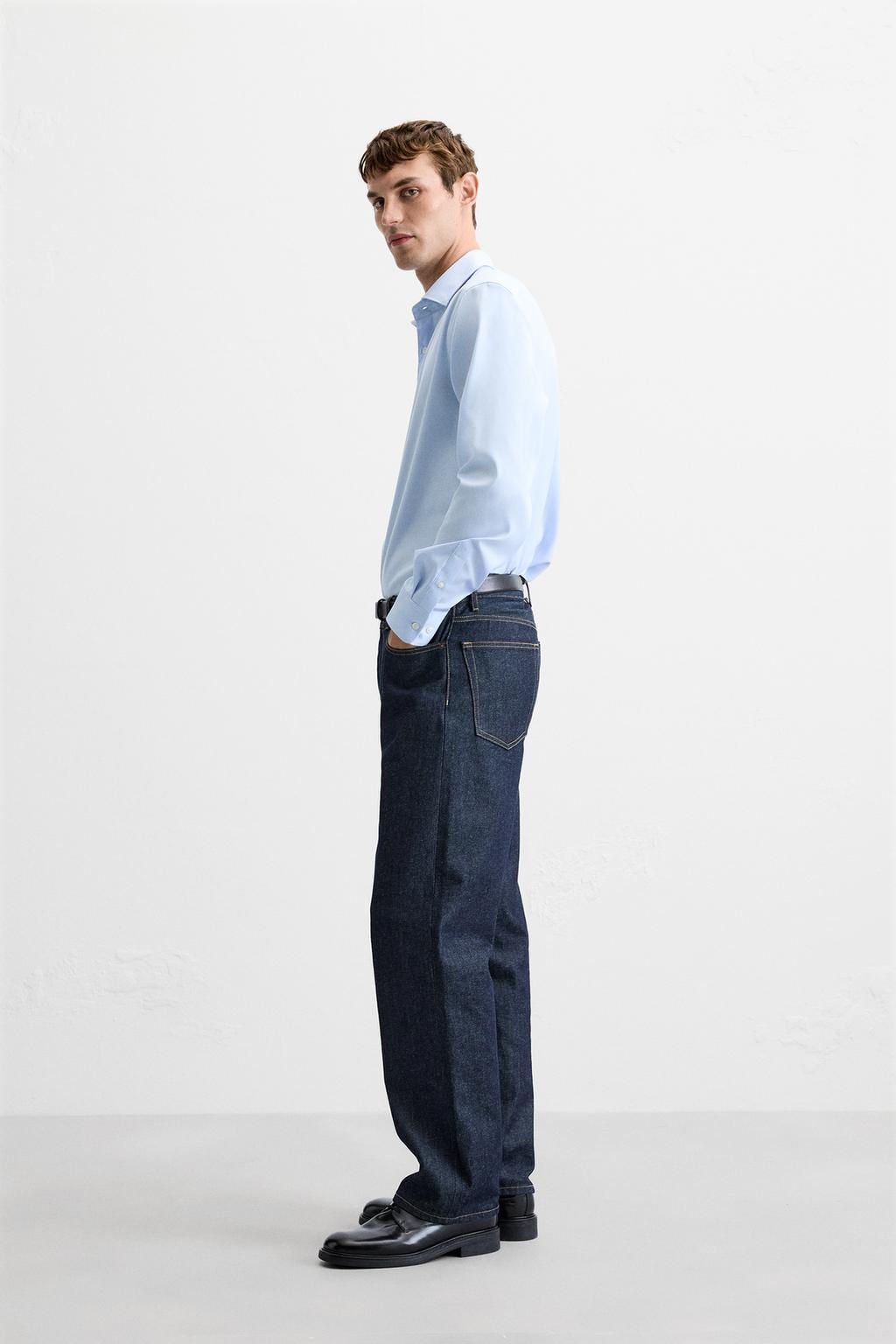 TEXTURED TWILL SHIRT - Zara фото 4