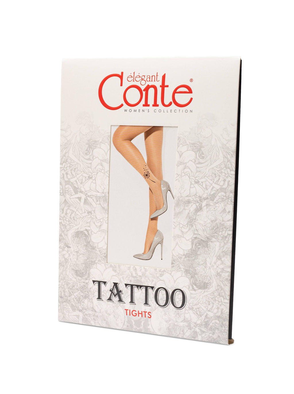 Колготки фантазийные CONTE колготки TATTOO с рисунком Light Love natural - Conte elegant фото 5