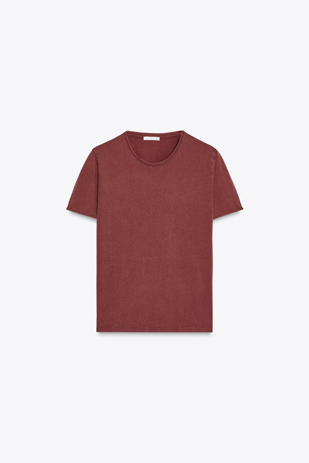 FADED SHORT SLEEVE T-SHIRT - Zara фото 44