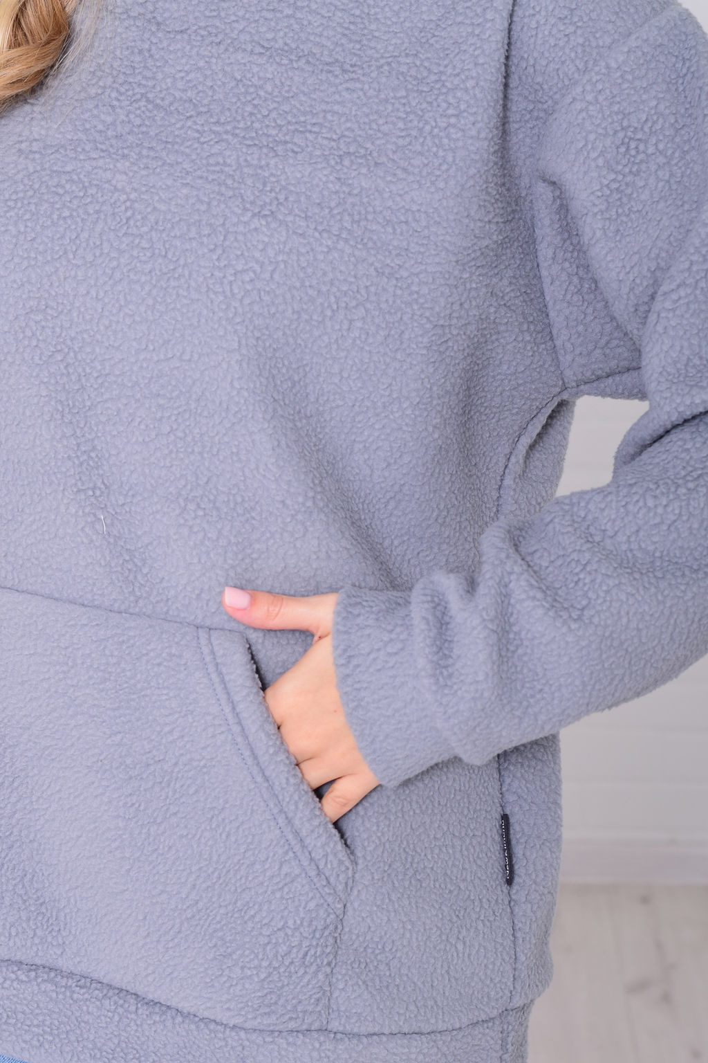 Толстовка базовая 6-218 (серый)