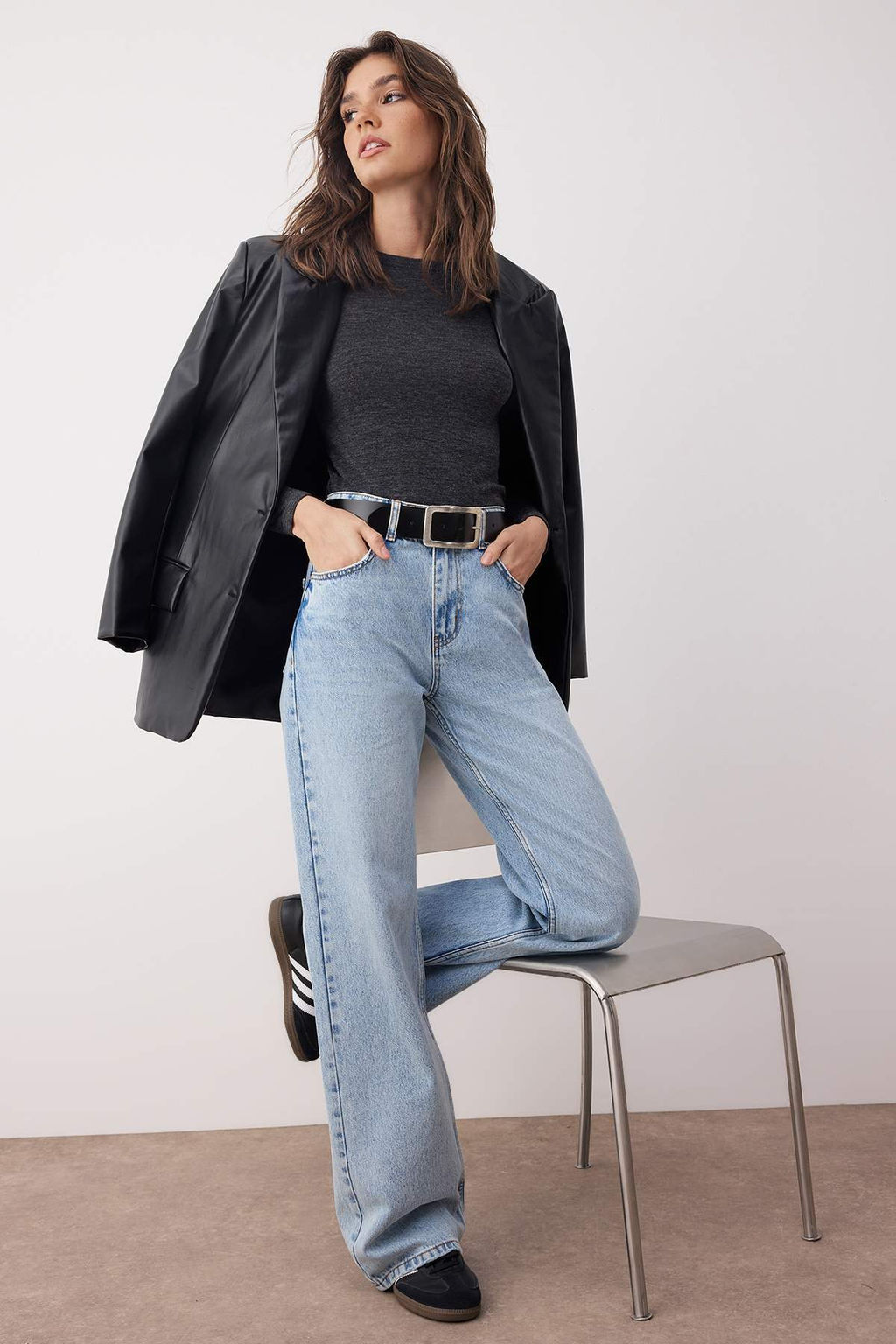 Mavi Yuksek Bel Genis Paca Wide Leg Jeans TWOAW26JE00077 - Trendyolmilla фото 2