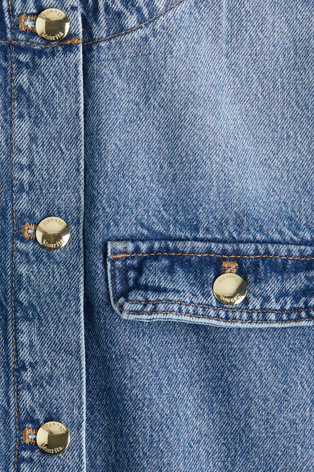Chaqueta denim sin cuello - H&m фото 7