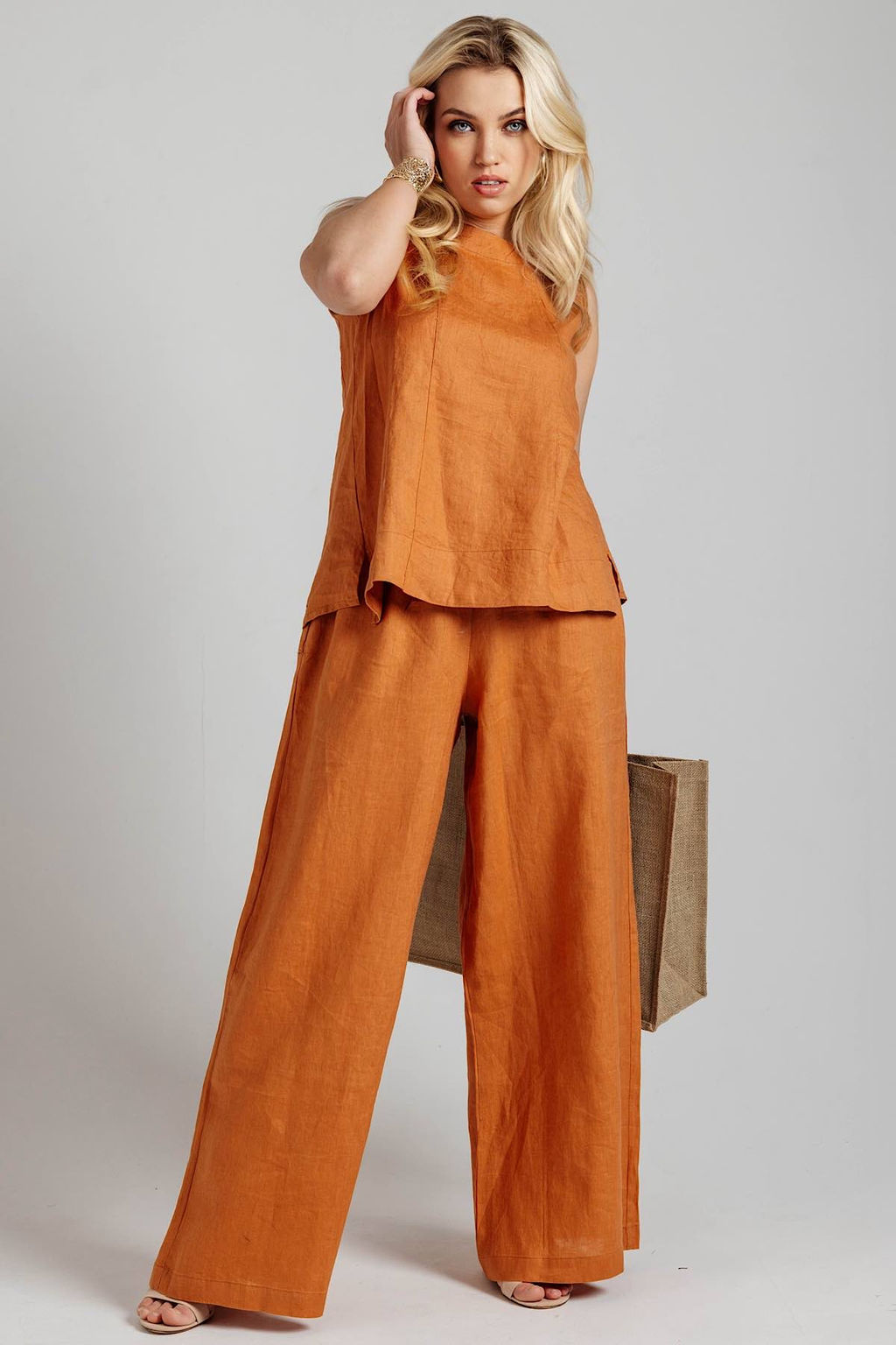 Брюки женские Б3801/02/Терракотовый