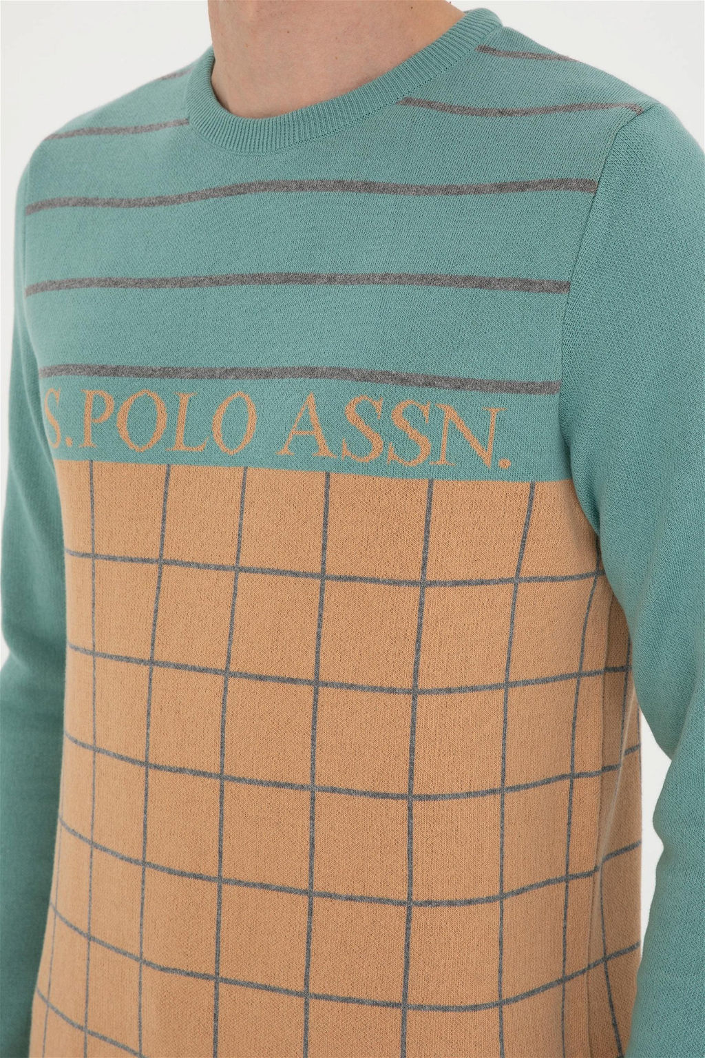 U. S. Polo Assn / Мужской песочный свитер - U.s. polo assn фото 7