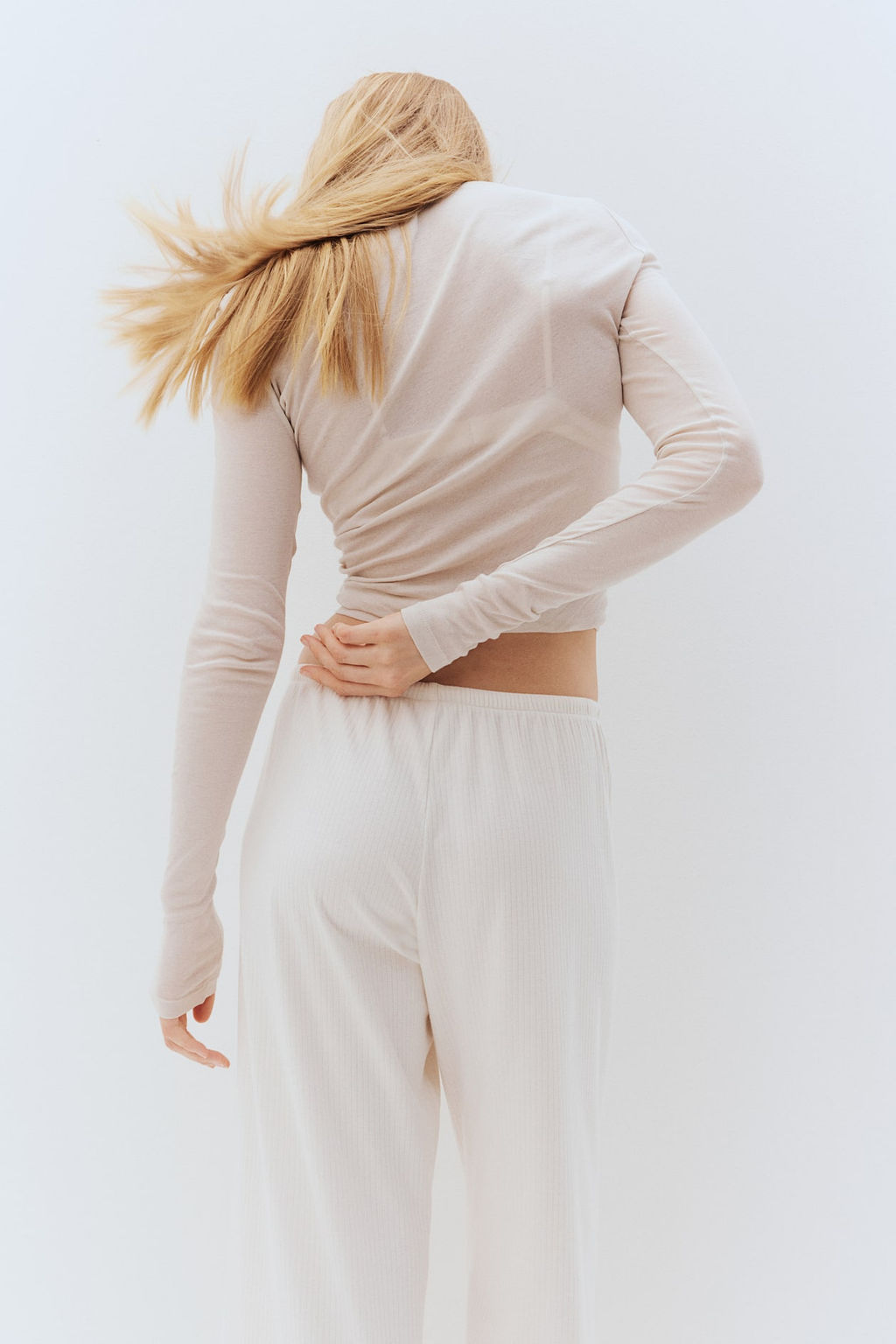 Pantalon amplio de punto - H&m фото 5