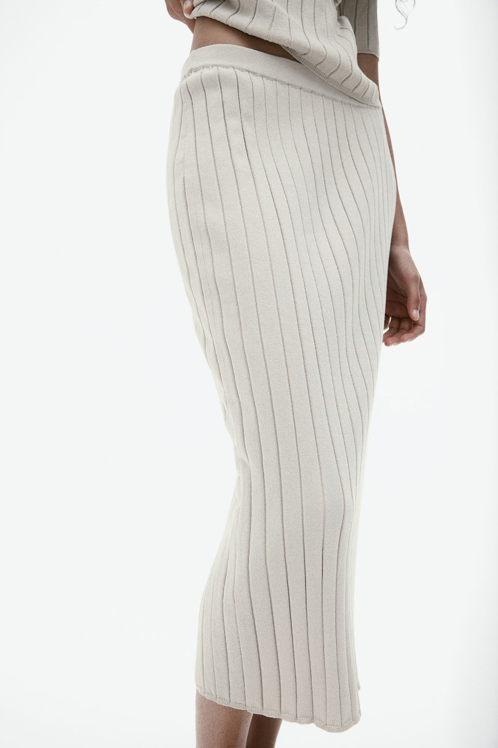 Falda en punto de canale - H&m фото 4