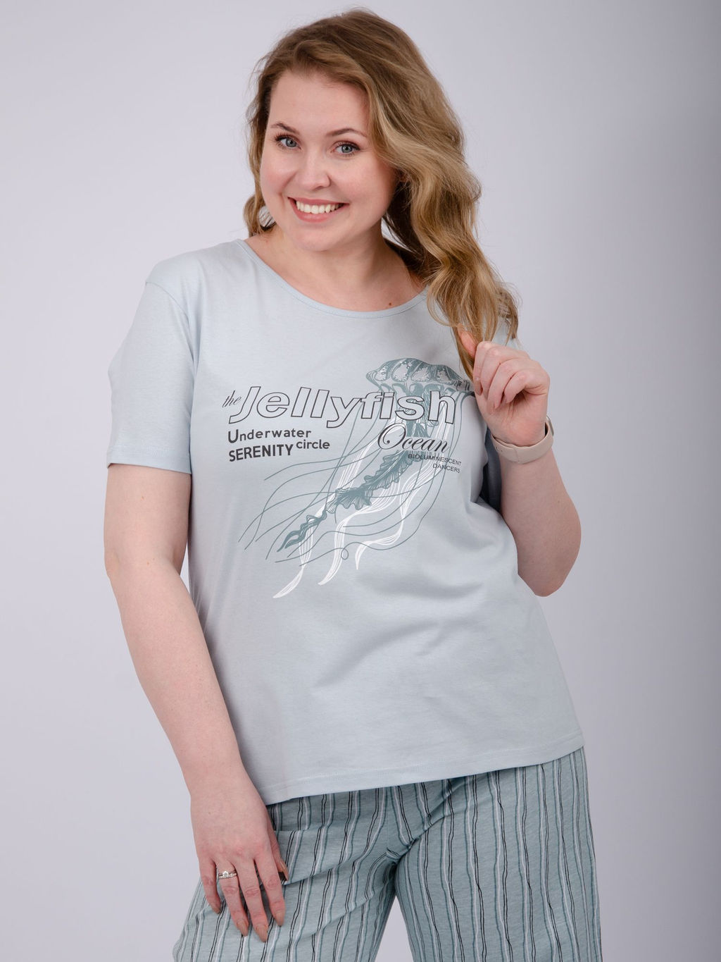 Пижама "Джелли 2" брюки, трикотаж