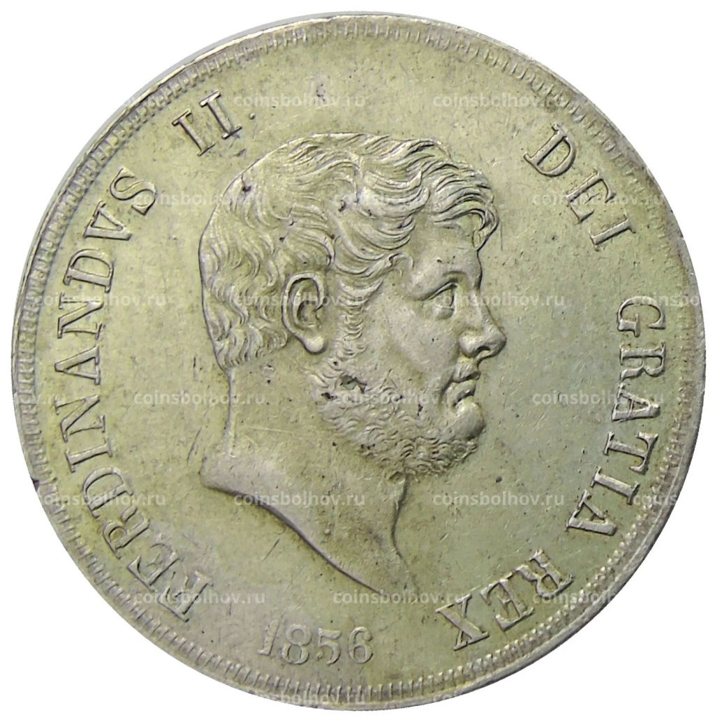 120 грано 1856 года Итальянские государства  Королевство Обеих Сицилий