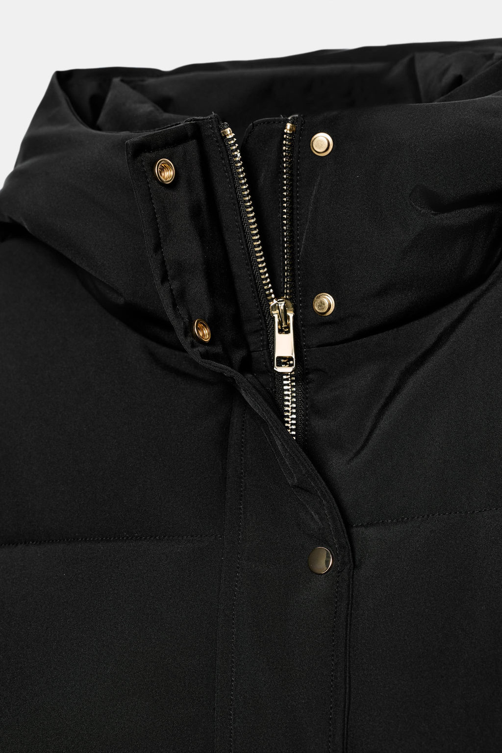 SHORT WATER-REPELLENT WINDPROOF HOODED ANORAK - Zara фото 9