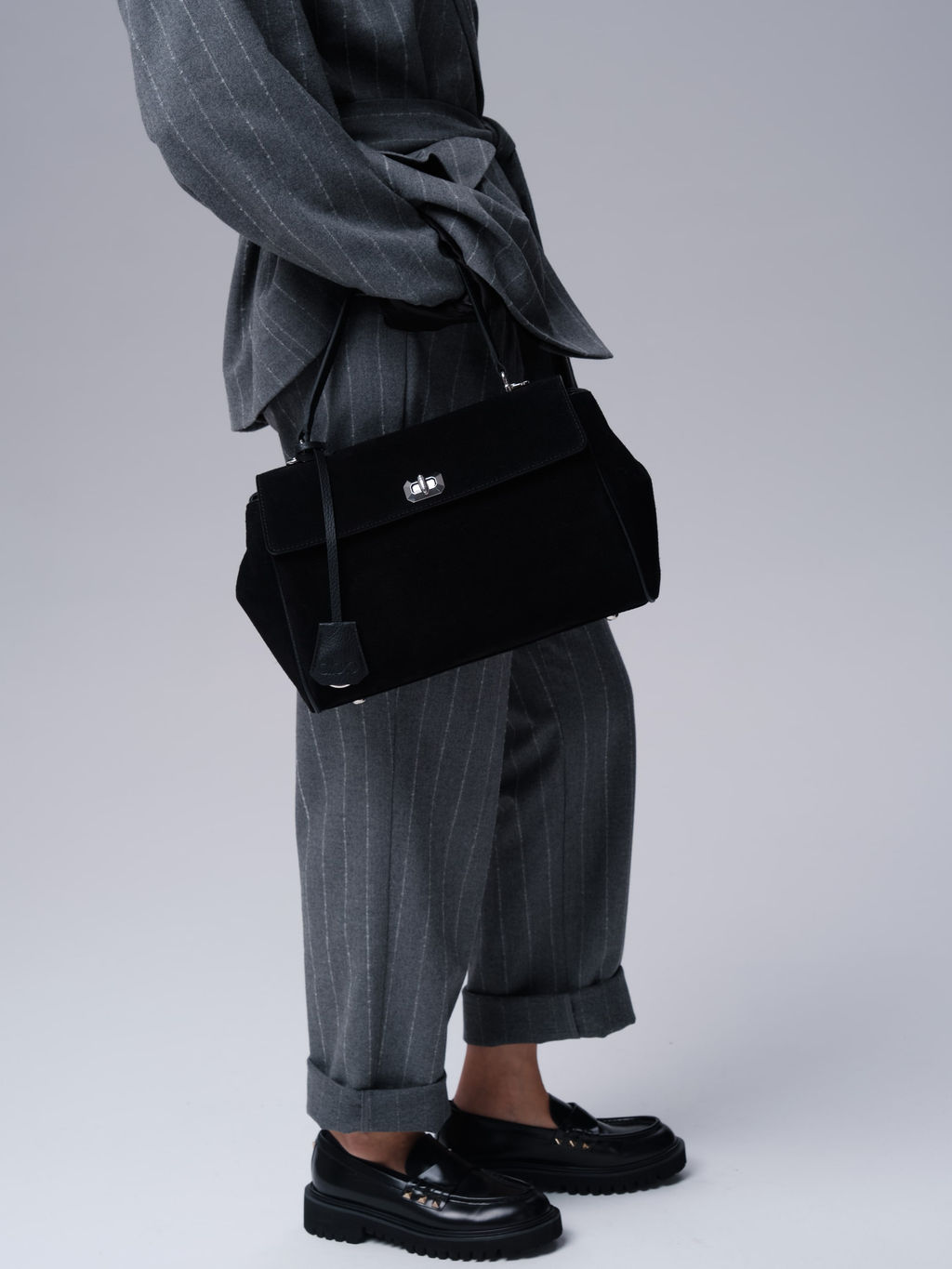 Замшевая сумка Nadi DBR 31356 черный фото 7