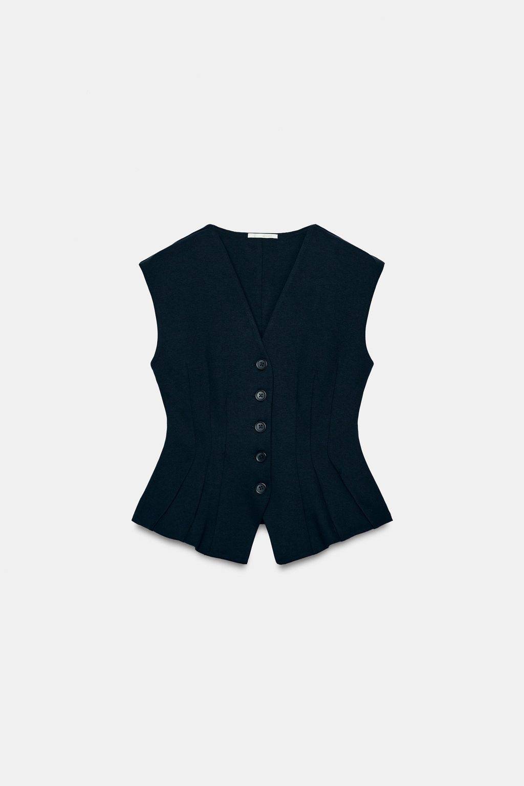 CHALECO INTERLOCK BOTONES / Marino - Zara фото 6