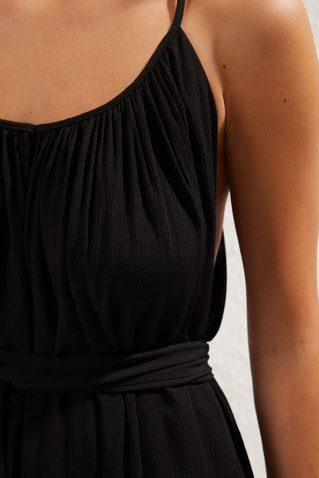 Kiremit Dokuma Buzgulu Maxi Plaj Elbise TBESS25EL00086 - Trendyolmilla фото 13