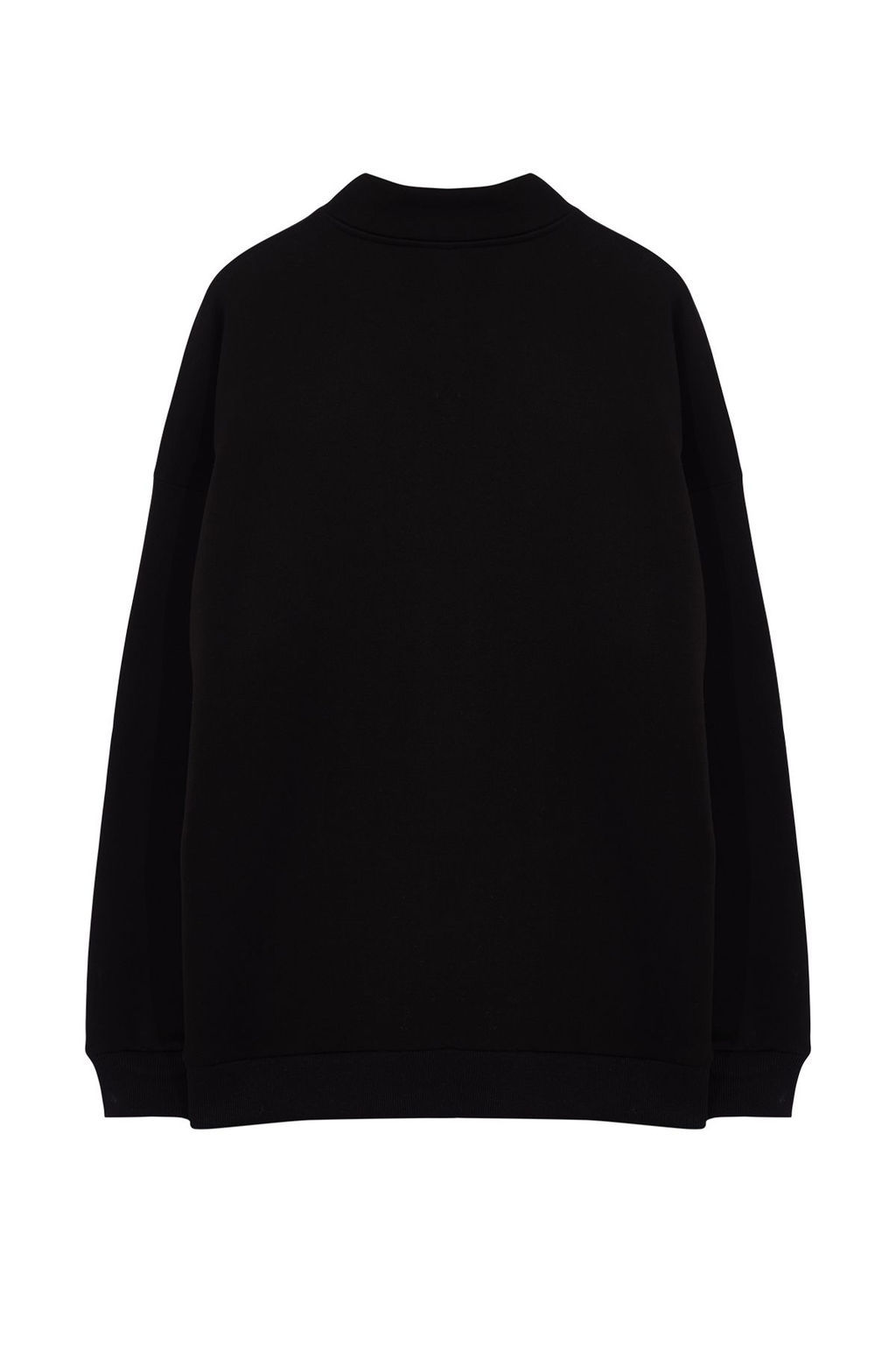 TRENDYOL MAN Buyuk Beden Siyah Oversize/Genis Kesim Fermuarl? Sweatshirt TMNAW25AO00028 - Trendyolmilla фото 7