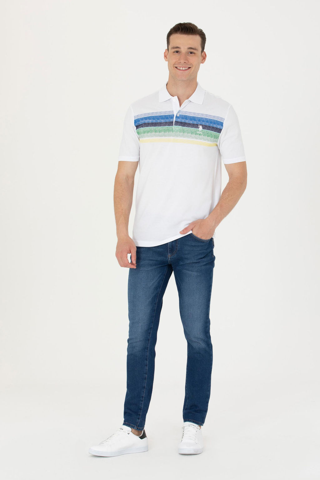 U. S. Polo Assn Мужская футболка поло Saks - U.s. polo assn фото 18