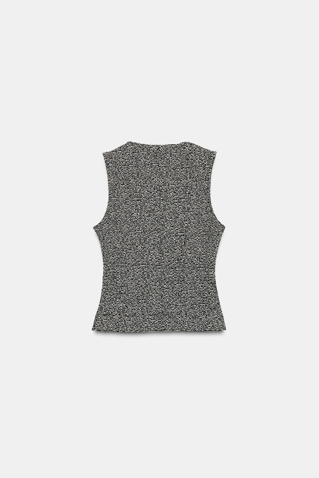 STRUCTURED WAISTCOAT WITH BUTTONS - Zara фото 6