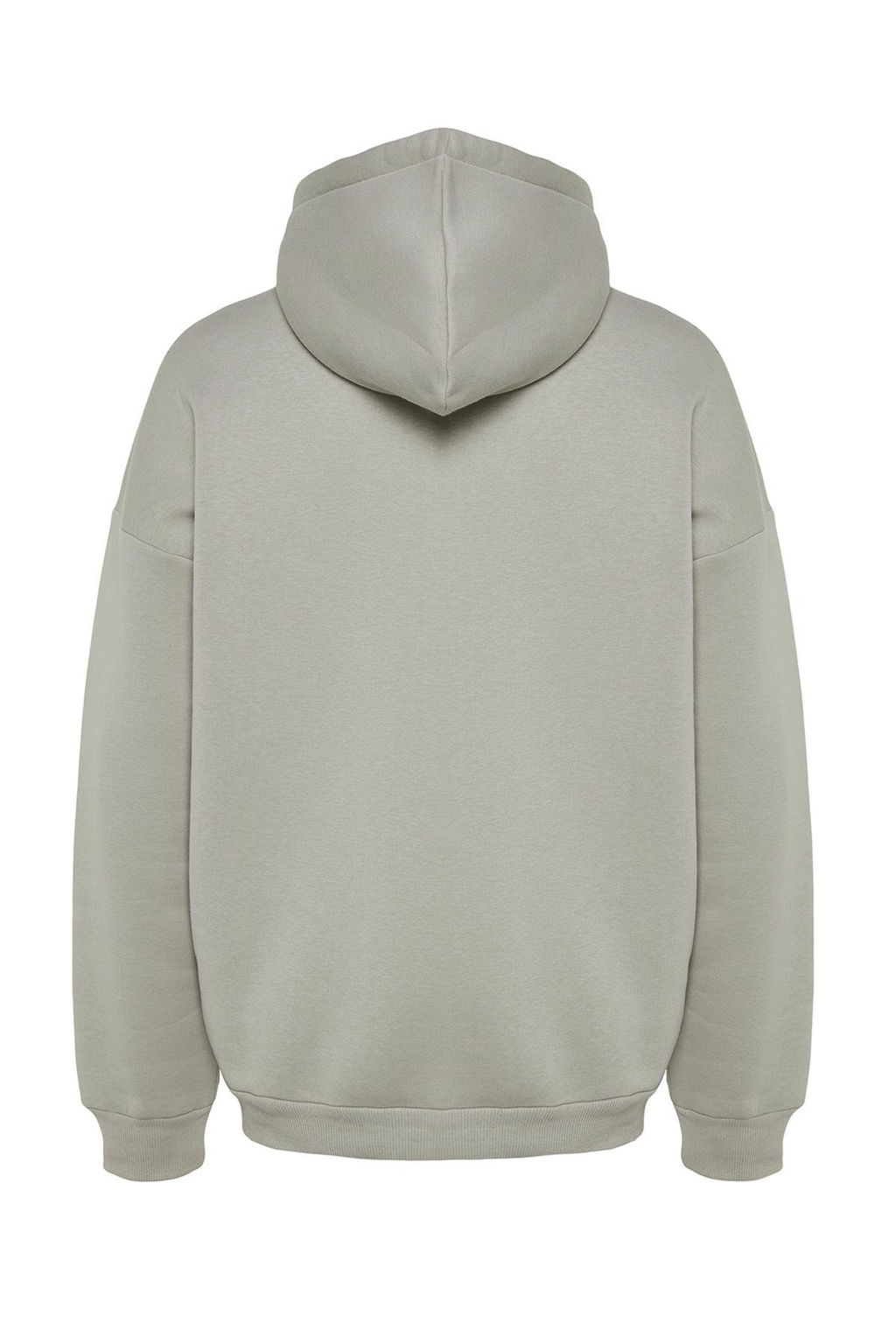 TRENDYOL MAN Turuncu %100 Pamuk Kapusonlu / Genis Kesim Kolej Bask?l? Ici Polarl? Sweatshirt TMNAW24SW00063 - Trendyolmilla фото 10