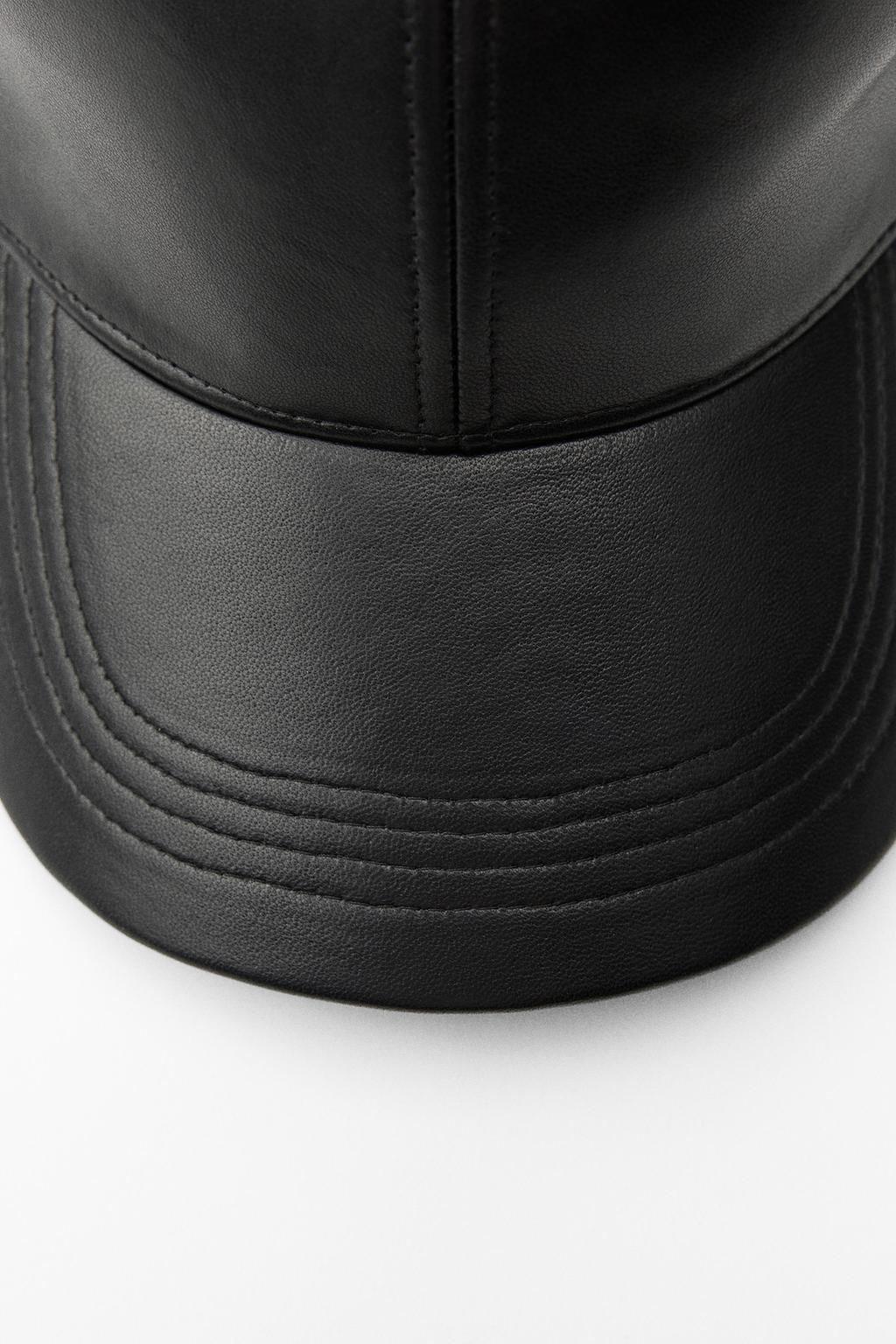 LEATHER CAP - Zara фото 3