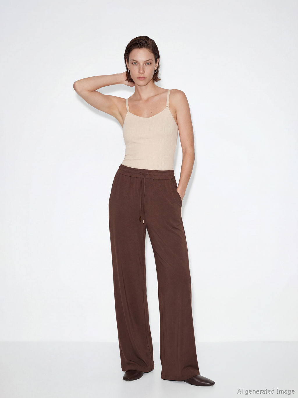 U Yaka D?z ?p Ask?l? Hamile Kuplu Atlet