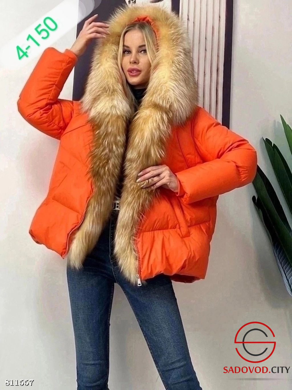 Зимняя женская куртка с мехом - Bruno фото 4