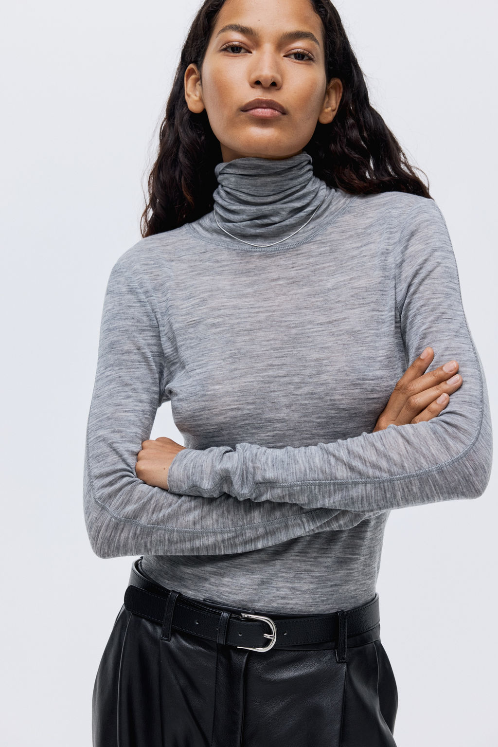 Top de lana con cuello alto - H&m фото 6