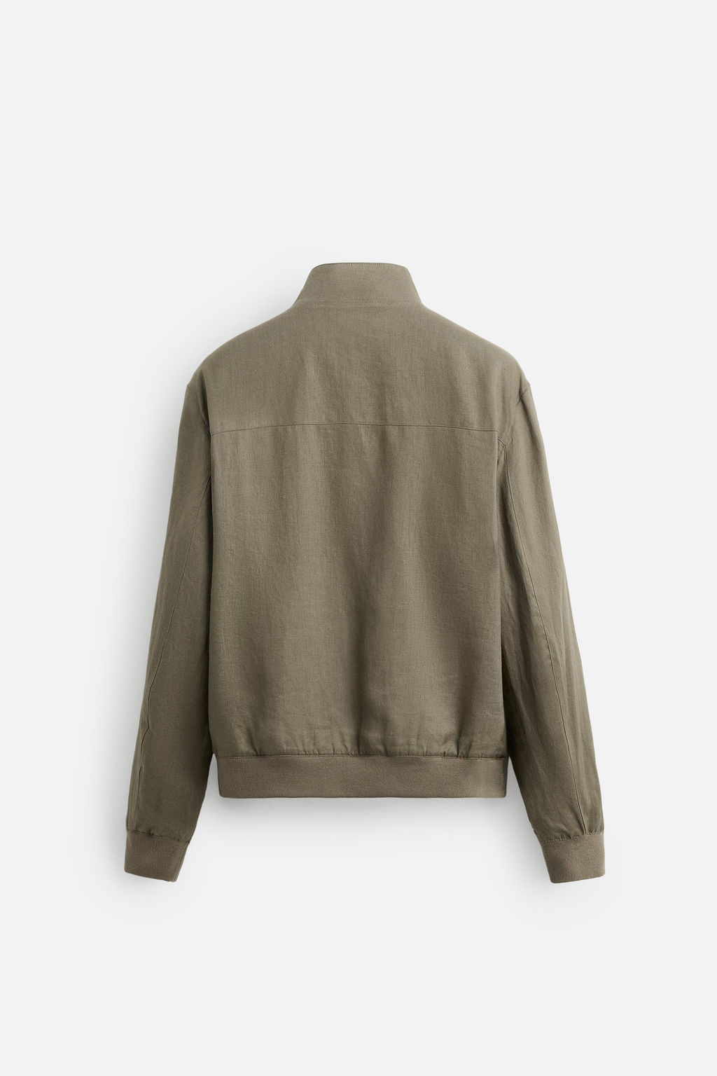 100% LINEN BOMBER JACKET - Zara фото 8