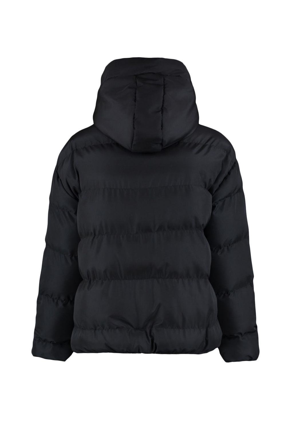 TRENDYOLMILLA Siyah Kapusonlu Su Itici Sisme Mont TWOAW21MO0022  фото 11