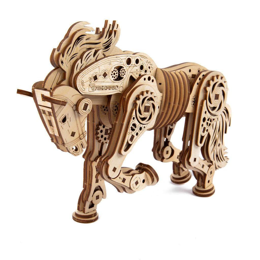 REZARK MGR-13 Серия Механика Пазл 3D 166 элемент. Механическая лошадь