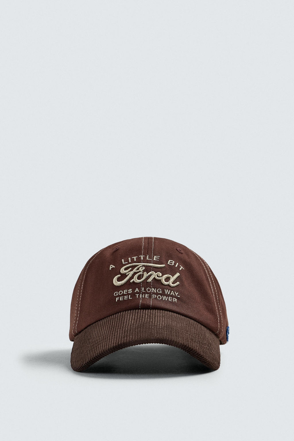 GORRA TEXTO BORDADO FORD / Marr?n - Zara фото 4