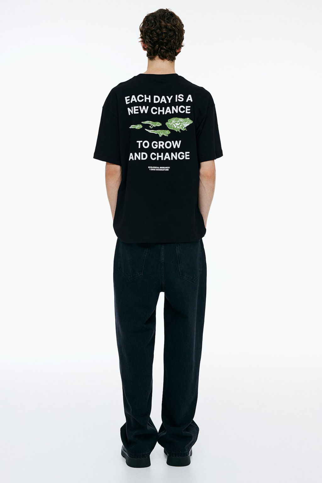 Camiseta con motivo estampado Loose Fit - H&m фото 3