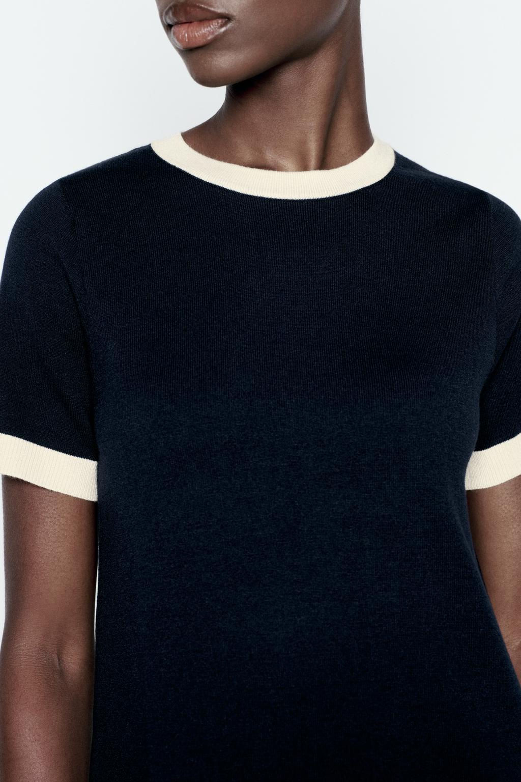SHORT PLAIN KNIT DRESS - Zara фото 2