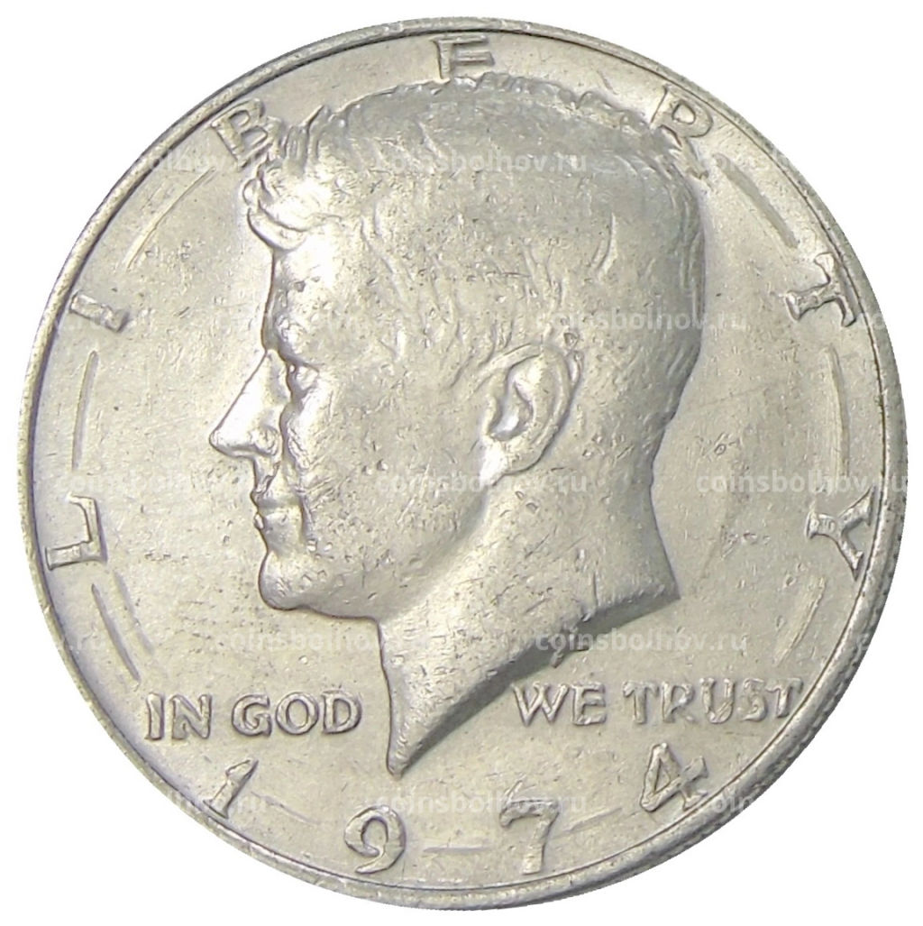 1/2 доллара (50 центов) 1974 года США