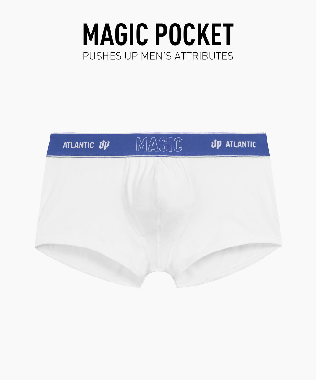 ATLANTIC MH-1200 Трусы мини шорты Magic Pocket - 1 шт. белый  фото 2