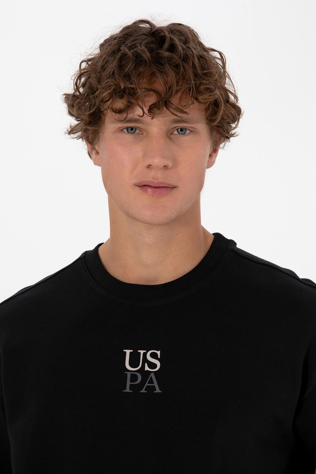 Erkek Siyah Basic Sweatshirt Sepette S_rpriz _ndirim - U.s. polo assn фото 2