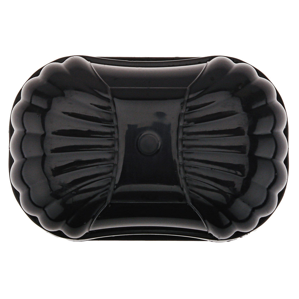 Мыльница дорожная пластмассовая Фигурная 11,5х7,5х6см, темно-серый (Россия) - Домашняя мода фото 6