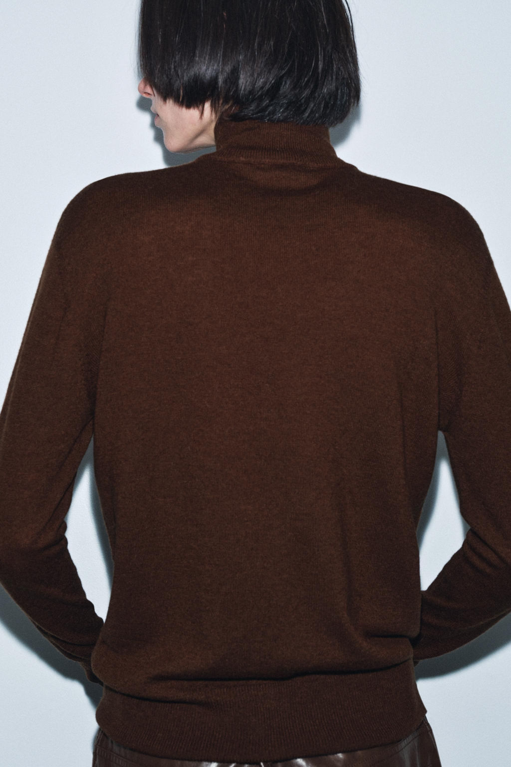 JERSEY 100% LANA EXTRA SUAVE / Marr?n - Zara фото 3