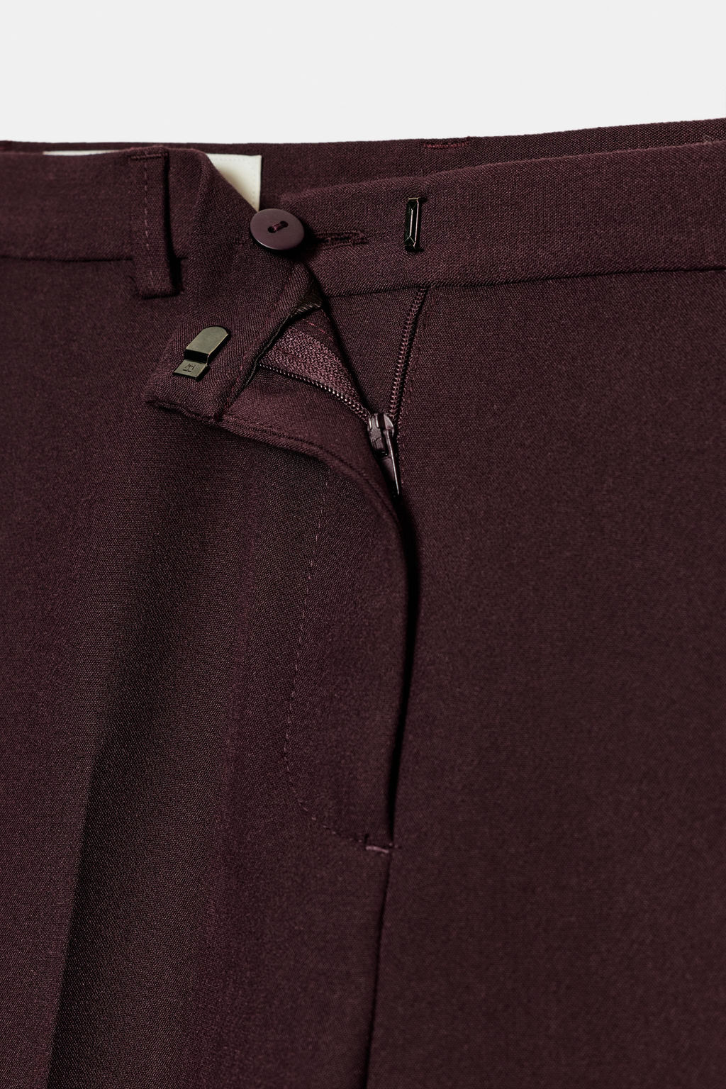 HIGH-WAIST STRAIGHT-LEG TROUSERS - Zara фото 7