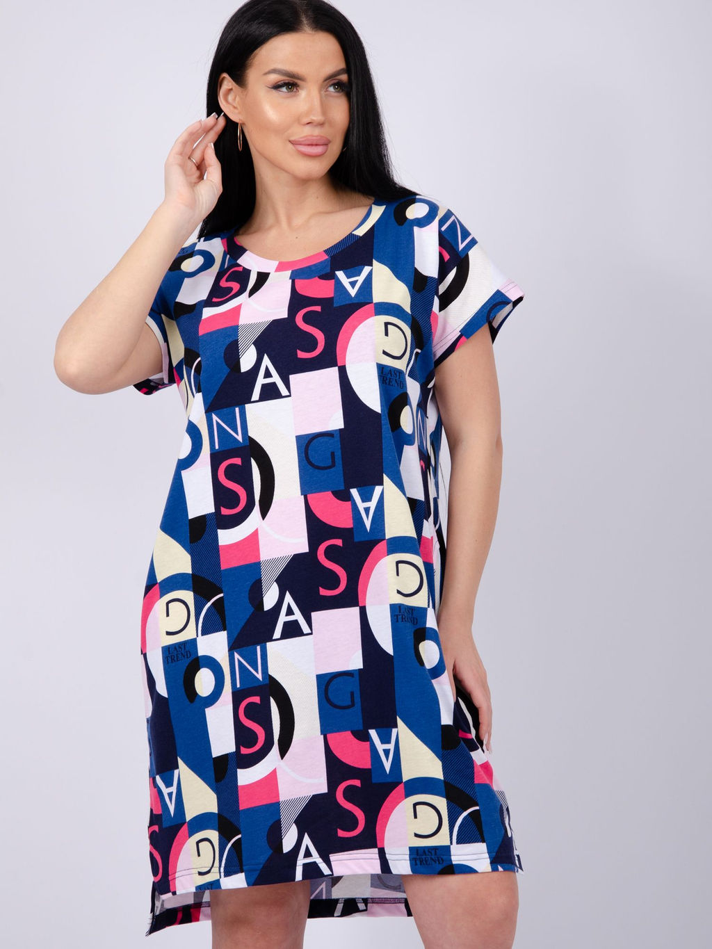 Туника "Блеск" скрабл, трикотаж