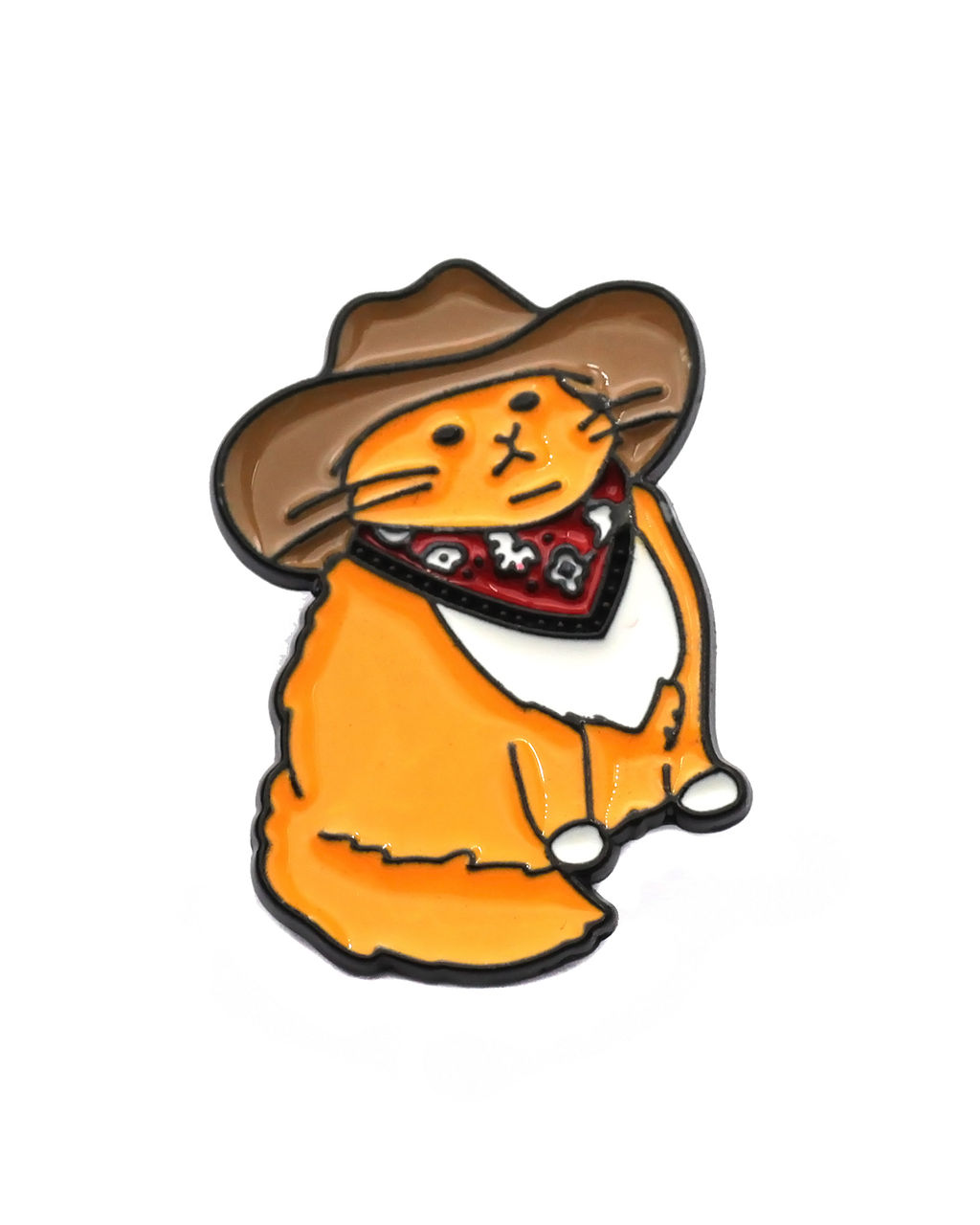 Металлический значок Кот Ковбой - Krumpy фото 4