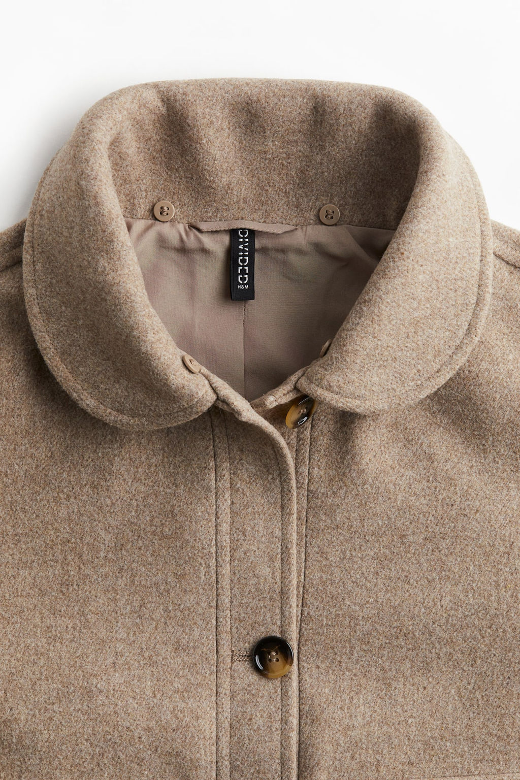 Cazadora de sarga con cuello efecto pelo - H&m фото 7